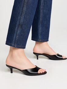 Sandales à enfiler - Noir - Voir 4