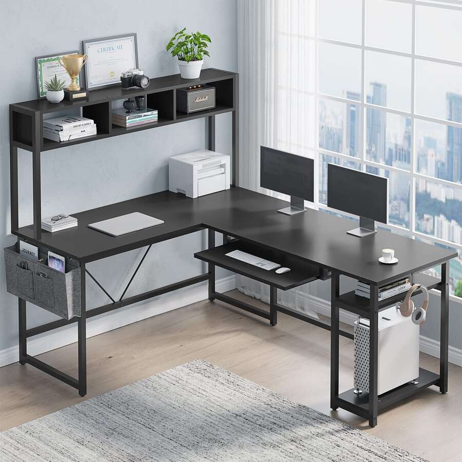 Desks & Workstations - Black - View 1