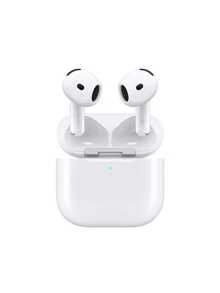 Apple Słuchawki Bluetooth AirPods 4. generacji z etui ładującym przewodowo przez USB-C - Biały - Zobacz 1