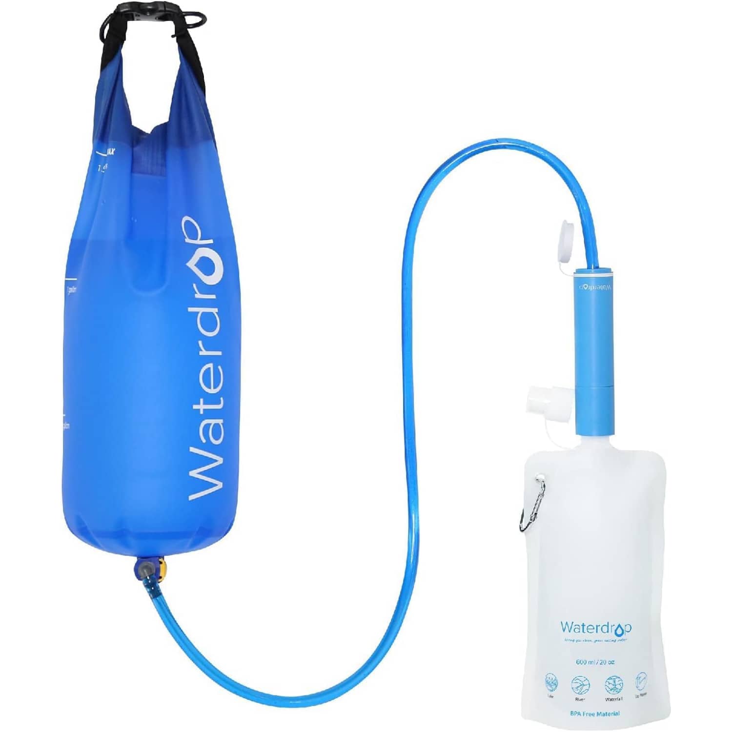 Waterdrop Water Filter Straw, Water Purifier Survival For Camping, Travel, Backpacking And Emergency Preparedness, Water Filter System Survival - 1 - View 1
