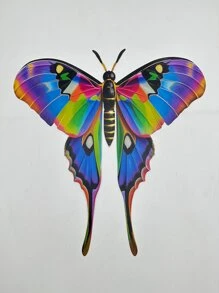 Creative Iron Butterfly Wall Hanging Decor, Outdoor Garden Landscape Villa Home Crafts Ornament Gift