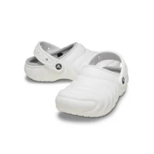 Crocs Classic Lined Overpuff Clog - White - View 2