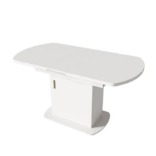 Extendable Oval Dining Table With Storage Space Coffee And Leisure Table Modern Multifunctional Table L110/130x70x75cm Space-Saving Design In Concrete Look With Silver Handles Ideal For Living Room And Dining Area Grey-Silver Colour Combination