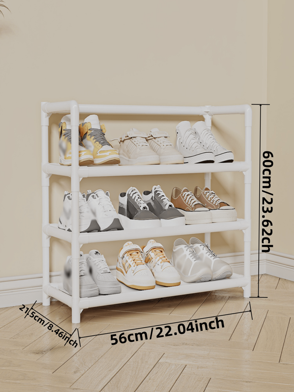 1 pieza Estantería para zapatos de 3 a 7 niveles, organizador de almacenamiento de zapatos para el hogar, la entrada o el dormitorio, ahorrando espacio de manera sencilla