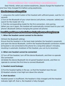 HYUNDAI 现代 HY-Y12 蓝牙耳机，挂耳式设计，主动降噪，无损立体声，定向音频传输，麦克风录音，高清语音通话，防水，适合音乐、运动、游戏，低延迟，超长电池寿命，开放式创意无线耳机 - 米色 - 查看 10