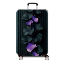 1pc Plant Style Series Printed Pattern, Thickened Suitcase Protective Cover, Thickened Suitcase Accessories, Suitable For Business, Business Trips, Vacations, Travel, Luggage Check-In, Back To School, Add Color To Your Suitcase. Suitable For 20-28 Inch Suitcases. Travel Essentials Travel Accessories Vacation Summer Holiday Bag For School School Accessories School Stuff - Multicolor - View 26
