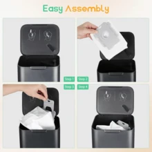 أكياس استبدال لمكنسة الكهربائية ايروبت - متوافقة مع ايروبت رومبا I7+، I1+، I2+، I3+، I4+، I5+، I6+، I8+، J6+، J7+، J8+، J9+، S9+، اندماج I5+، J5+، J7+، J9+، مصنوعة من مادة PP المتينة للعناية الأرضية الفعالة