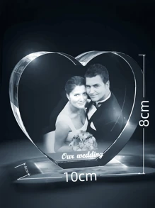 1 pièce Cristal personnalisé, Cristal photo 2D personnalisé, Cristal gravé au laser avec votre propre photo, Cadeau commémoratif pour animal de compagnie, Porte-bougie en cristal, Décoratif, Exquis, Élégant, Haute qualité, Mignon, Moderne, Personnalisé, Unique, Cadeau personnalisé, Convient pour la décoration de la chambre, la décoration de la maison, la décoration de la chambre à coucher, la décoration de mariage, les cadeaux personnalisés, les décorations de remise des diplômes, la décoration du salon, les cadeaux de remise des diplômes, les cadeaux pour les enseignants, les cadeaux pour la fête des mères