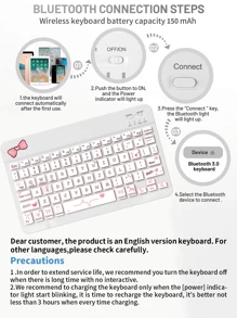 Tastatur Hülle kompatibel mit Samsung Galaxy Tab und iPad, Redmi Pad SE, mit abnehmbarer kabelloser Bluetooth Tastatur (150mAh) und Stifthalter (Schleife)