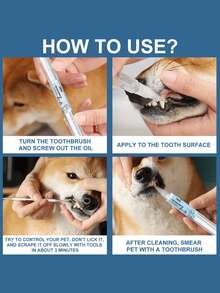 YEGBONG Bolígrafo para limpieza dental de mascotas, diseñado para perros y gatos, herramienta de limpieza profunda para eliminar el sarro y refrescar el aliento (empaque aleatorio, nuevo o viejo, ¡gracias por su comprensión!) - Multicolor - Ver 3