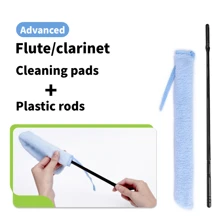 Hisopos de algodón para la limpieza de las llaves de saxofón de viento de madera, cepillo para la limpieza de las llaves de flauta, suministros de mantenimiento para clarinete