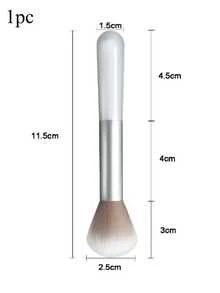 1/2/3/4支装蓬松化妆刷，高光泽刷，粉状腮红刷，便携式混合刷，眉粉两用刷，白色蘑菇造型旅行化妆刷，适用于控制粉状腮红的色调，或用作指甲油除尘刷，清洁指甲表面，适合女性和女孩使用。美容健康 > 美容工具 > 化妆刷 > 面部刷，粉底刷，遮瑕刷，腮红刷，修容刷，腮红刷，古铜粉刷，散粉刷，粉底刷，腮红刷 - 白色 - 查看 12