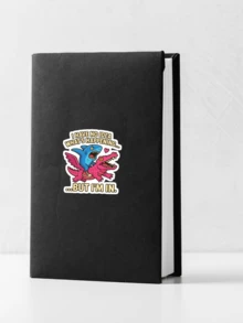 Pegatina con diseño de tiburón del meme "Italian Brainrot - I'm In", pegatina de meme divertida, pegatina de vinilo para botellas de agua, Kindle, teléfonos, libros - Multicolor - Ver 7