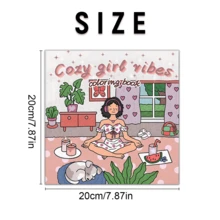 (25 cuốn sách tô màu mới, mỗi cuốn 24 trang, giấy ngọc trai dày) Cô gái Yoga: Một cuốn sách tô màu thoải mái và đẹp mắt giúp bạn thư giãn, tập trung vào bản thân và cải thiện khả năng tập trung | Phù hợp cho người lớn và thanh thiếu niên - Người hâm mộ K-POP - Xem 4