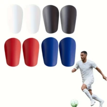 2 piezas Mallas de fútbol genéricas, mini ligeras, blancas - Mallas de fútbol mini de material PET duradero, talla XS-S, aptas para todas las estaciones, con pie cerrado - Equipo protector deportivo multifuncional apto para hombres y mujeres, equipo de fútbol mini resistente y duradero, sin carga, sin batería - Opción ideal para Acción de Gracias, apta para fútbol juvenil y celebración de adultos, Espinillera de fútbol mini - Multicolor - Ver 1