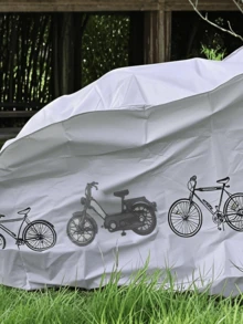 1件装自行车罩电动自行车罩山地车服装摩托车防雨罩防尘罩防灰罩防晒 - 彩色 - 查看 5