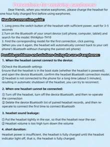 Lenovo 联想 TH10 粉色蓝牙耳机，头戴式游戏耳机，重低音，高品质音频，麦克风，有线和无线双模式，兼容电脑和移动设备 - 粉色 - 查看 9