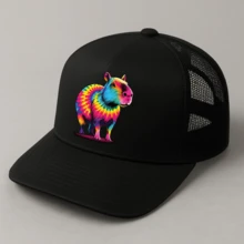 GORRA UNISEX ALIEN GATOS PET CUTE KAWAII CAPYBARA ALEBRIJES AJOLOTES ANIMALES GYM BEAST MODE FITNESS MUSCLE NO PAIN NO GAIN CALACAS CHIDAS MUSICA URBAN CASUAL MODA GG335 - Negro - Ver 1