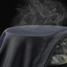 男士清凉臂套一双 - 轻便透气、速干弹力，防风带面罩，全臂覆盖，保暖舒适，适合徒步、骑行、钓鱼、万圣节装扮及秋季穿着