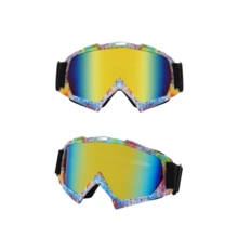 Outdoor Windproof Ski Goggles, Sun Protection Goggles, Cross-Border New Ski Goggles - Color Frame Yellow Film - View 4