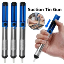 1pc Portable Soldering Suction Cup, Manual Desoldering Pump Tin Suction Tool, Heat Resistant Handcrafted Welding Tool