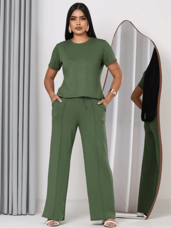 Conjuto Feminino Comfort Moletinho   Casual