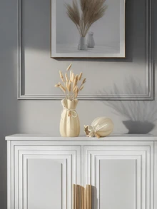 1 chiếc bình gốm hình nón cỡ nhỏ thích hợp cho lối vào phòng khách, bệ cửa sổ, mặt bàn, nhiều loại đồ trang trí cảnh, cắm hoa, bình hoa - Nhiều màu - Xem 5