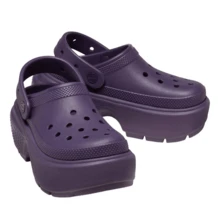 Crocs Sandalia Stomp Clog W - Iris oscuro - Ver 2