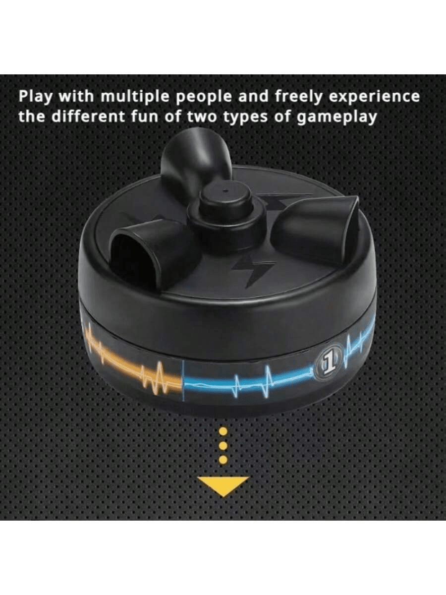 迷你震动轮盘测谎减压手指恶作剧游戏，桌面减压游戏，家庭聚会游戏，测谎减压恶作剧派对手指游戏，适合各种场合和人群，为不同场景增添乐趣。完美的圣诞礼物。 - 彩色 - 查看 4