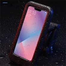 1 pieza Soporte universal para motocicleta, bicicleta y teléfono móvil, soporte impermeable, ajustable y giratorio 360°, con un soporte máximo de 6.7 pulgadas, adecuado para uso al aire libre