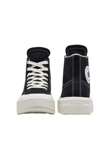 CONVERSE A04689C - Giày thể thao vải canvas đế dày cổ cao thời trang đa năng - Báo đen - Xem 3