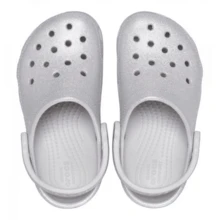 Crocs Classic Glitter Clog K - Silver glitter - View 3