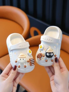 Toddler Anti-Collision Breathable Slippers, 1-3 Years Old, Indoor Waterproof Soft Baby Boy/Girl Summer Sandals