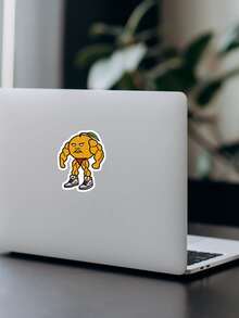 Din Dun Ma Din Din Din Dun Orange Italian Brainrot Character Sticker ...