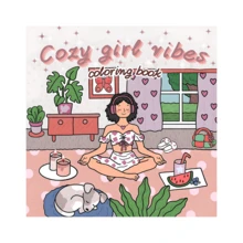 (25 cuốn sách tô màu mới, mỗi cuốn 24 trang, giấy ngọc trai dày) Cô gái Yoga: Một cuốn sách tô màu thoải mái và đẹp mắt giúp bạn thư giãn, tập trung vào bản thân và cải thiện khả năng tập trung | Phù hợp cho người lớn và thanh thiếu niên - Người hâm mộ K-POP - Xem 9