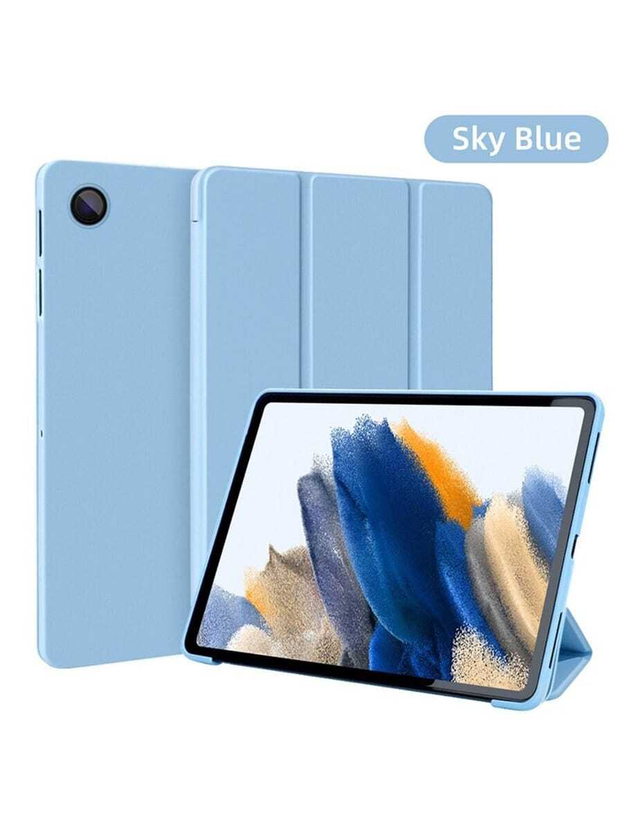 Foldable Tablet Case Compatible With Samsung Galaxy Tab S9 Fe S8 S7 A9 + A7 Lite S6 Lite / Tab P11 Plus, Compatible With Huawei MatePad /Redmi Pad Se, Shockproof Protective Cover(SKY BLUE) - Sky Blue - View 1