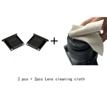 数码单反相机配件 - 镜头盖、相机防尘罩、闪光灯盖、BS-1 兼容佳能、尼康、宾得、奥林巴斯、富士数码单反相机和无反光镜相机 - 黑色 - 查看 8