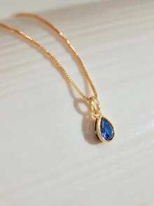 Customized Birthstone Necklace, 18K Gold Gemstone Necklace, Multiple Birthstone Necklace, Grandmother Necklace, Mother's Day Gift For Her,Black,Silver,Gold,Stylish,Colorful,Vintage,Simple,Unisex,Casual,Cuties,Custom,Personalized,Unique,Ideal Gifts For Him,Ideal Gifts For Her,Her,Boyfriend,Girlfriend,Dad,Mom,Family,Friends,For Anniversaries,For Birthdays,For Graduation,For Prom,For Party,Customized Fashion Jewelry - Multicolor - View 8