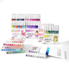 ROSYMENG 9/162 Colors Acrylic Paint Markers, Acrylic Art Permanent Markers Pen, Acrylic Marker For Rock Canvas Wood Glass Fabric Painting Coloring Pen