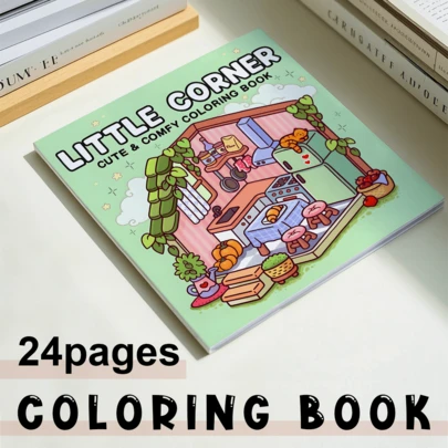 Libro para colorear de estilo Hygge para adultos y adolescentes, diseños audaces y sencillos para relajar la mente, rincones acogedores (Serie de colorear audaz y sencilla)