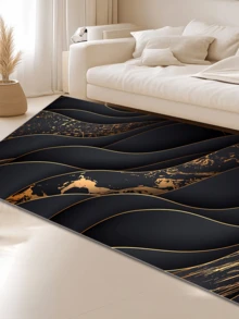 1pc Modern Minimalist Style Decorative Rug, Bedroom Rug, Office Rug, Living Room Rug, Home Decor Rug, Printed Rug, Window Sill Rug, Suitable For Home Decoration - Multicolor - View 5