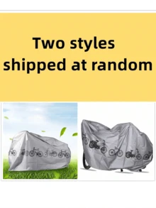 1件装自行车罩电动自行车罩山地车服装摩托车防雨罩防尘罩防灰罩防晒 - 彩色 - 查看 6