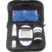 1个糖尿病用品收纳袋，采用优质牛津布制成，容量大，方便携带，适合整理糖尿病用品、血糖仪、糖尿病便携盒或旅行医疗包 - 彩色 - 查看 12