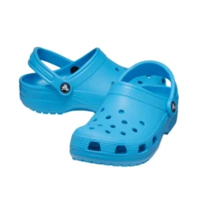 Crocs CLASSIC CLOG Women's Clogs Ergonomic Easy To Clean Slip-On Daily Weekend Beach Blue 10001-4OX - Venezianisches Blau - Übersicht 2