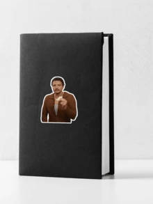 Pedro Pascal Sandwich Emoticon Sticker, Vinyl Decal For Laptop, Cup, Phone - Multicolor - View 5