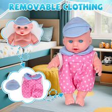 Mini Baby Dolls, 8 Inch Realistic Cute Soft Body Baby Doll, Rreborn Baby Toys With Accessories For 3+ Year Old Girls Gifts, Pretend Play, Collection - Multicolor - View 4