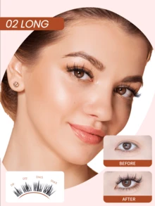 Mlen Diary 睫毛簇，132 件 C 卷 9-14 毫米独立睫毛，DIY 漫画睫毛，可重复使用的自然蓬松睫毛，在家睫毛簇、睫毛簇、独立睫毛、睫毛、假睫毛