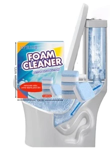 12pcs Toilet Cleaner - Contains Cleaning Ingredients That Help Remove Stubborn Urine Scale, Limescale, Rust Stains And Other Persistent Dirt, Making The Toilet Interior Cleaner, With A Light Fresh Lemon Scent