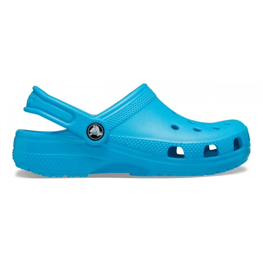 Crocs Dép clog cổ điển cho trẻ nhỏ màu xanh Venetian 206990-4OX - Xanh Venice - Xem 1