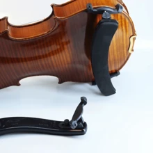 1pc Premium Adjustable Violin Shoulder Rest - Comfortable Fit For 1/4 & 1/8, 3/4 & 4/4 Sizes, Black Plastic, Essential Musical Instrument Accessory - Multicolor - View 6
